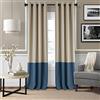 Elrene Home Fashions 026865874655 Room Darkening Grommet Finestra Tenda a Pannello, Navy, 52x95