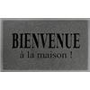 Douceur d'Intérieur Tapis déco - 1740411, Zerbino in PVC, Grigio/Nero (grau/schwarz), 75 x 45 x 75 cm