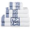 Superior Atene 6PC Set BK Atene 100% Cotone, Morbido, Estremamente Assorbente, Beautiful 6PIECE Set di Asciugamani, Nero, Navy Blue, Set da 6 Pezzi
