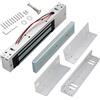 Godely Serratura Magnetica Elettrica 280KG, Elettromagnete Porta con Staffa ZL | DC 12V Fail Safe NC, Serratura per Controllo Accessi, Sistema Sicurezza Porte in Vetro Legno e Metallo