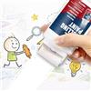 prowithlin Rullo Vernice Bianca per Interni, Wall Repair Rolling Brush, Mini Roller Paint Kit 100g, Pittura Bianca Muro Interno ad Asciugatura Rapida