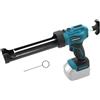 CeyKvo Pistola a cartuccia a batteria, 300 ml, compatibile con Makita 18 V, siringa elettrica in silicone a 4 velocità e luce LED, pressa per cartuccia per sigillare e stuccare (senza batteria)