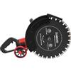 JUUTALK Sega per calcestruzzo, elettrica, 4000 W, 3000 giri/min, con lama diamantata da 410 mm, sega circolare per calcestruzzo, taglio per calcestruzzo, profondità di taglio regolabile 165 mm, sega a pietra