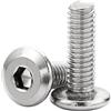 XUXPFJ Viti esagonali interne in acciaio inossidabile 304, vite a testa smussata piatta, esagono incassato, bullone di fissaggio, chiodo M4 M5 M6 M8 M10(M10x20 5pcs)