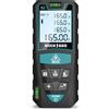 RockSeed Metro laser 100M,RockSeed Distanziometro Laser Digitale con 2 Livelle a Bolla,Telemetro Laser Portatile con unità M/in/Ft Commutazione LCD Retroilluminato e Misurazione Distanza/Area/Volume/Pitagorico
