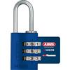 ABUS 145/20_AZUL_B Lucchetto, Blu, 20 mm