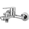 Eozakavod Rubinetto Vasca da Bagno Miscelatore Vasca da Bagno Rubinetto per Vasca Miscelatore Doccia Rubinetto Doccia con Manopola Centrale Rubinetto Vasca Rubinetto Bagno per Vasca e Bagno(Cromato-Z)