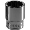 Facom SC.S - Chiave a bussola poligonale 1/2 12 facce 29 mm Rosso/Nero