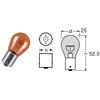 BCR LAMPADA PY21W 12V 21W BA15S COLORE ARANCIONE BCR