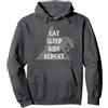 Camicie e articoli per equitazione weste Eat Sleep Ride Repeat Reining Quarter Horse Sliding Stop Felpa con Cappuccio