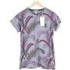 SCOTCH & SODA Maglietta Uomo S Grigio Blu Verde Foglie Tinta Twill Manica Corta