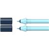 Schneider Paint-It 040 - Cartucce per pennarelli a punta tonda, inchiostro a base d'acqua ad alta intensità di colore, per uso su carta, 95% plastica riciclata, colore: Blu acqua 027