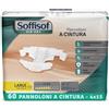 Soffisof Air Dry Pannoloni con Cintura Extra L - 60x Pannoloni per Anziani - 4 Confezioni da 15 Pezzi, Assorbenza fino a 7 Gocce - Ausili Incontinenza Uomo e Donna