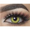 Mysa Lens® - Lenti a contatto colorate fantasia, ottime per cosplay, occhio giallo da lupo mannaro, 12 mesi, senza correzione