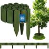 KOTARBAU® Staccionata in Legno per Giardino - 200 x 10 cm - Recinzione Giardino Esterno in Legno - Verde - Steccato