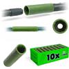KADAX Connettore dritto per supporti per piante, tubo di collegamento in plastica di alta qualità, 10 connettori per piante da giardino (11 mm/10 pezzi)