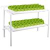 LAPOND Kit per la Coltivazione idroponica, 54 siti di Piante a 2 Strati, Tubi in PVC-U per Uso Alimentare, Kit per Coltivazione idroponica, Sistema di Giardinaggio con Pompa dell'Acqua, Timer, vasi a