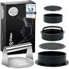 PUKPU Stampo Hamburger e Pressa Smash Burger - Burger Press Inox, Stampo per Hamburger, Piastra Smash Burger e Accessori Cucina