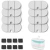 PETLIBRO Capsule Cat Water Fountain Filters, confezione da 8 filtri per fontana ultra silenziosa per animali domestici, filtri di ricambio con sistema di filtraggio quadruplo per fontana per gatti