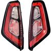 TUTTO PER QUATTRO, Coppia 2 Fanali Posteriori Destro e Sinistra Per Fiat Punto (199) 2012-, Per Fiat Punto Evo (199) 2009, Senza Portalampada