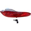 EASYSHOP24H Fanale Fanalino Posteriore Retronebbia SX Per Punto Evo Fanalino Paraurti Gruppo Ottico Inferiore Sinistro Lato Guidatore Con Portalampada e Lampadina