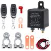 HISports Battery Disconnect Switch Suite 12V DC 120A, interruttore di aggiornamento per auto, RV, barca, pompa dell'acqua, relè di scollegamento della batteria, relè batteria antifurto