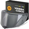 Everalo Visiera Compatibile con LS2 FF811 - Vector 2 - Vector II Carbon (Light Fume')