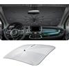 LUWU [Aggiornato] Ombrello Parasole Auto Compatibile con FIAT 500X 2015-2025 2026 Parabrezza Parasole Auto ad Ombrello Pieghevole per Parabrezza Anteriore Interno 500X Accessori