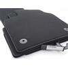 kh Teile - Tappetini per auto in velluto per Passat B8 3G, 4 pezzi, colore: Nero