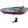 EASYSHOP24H Fanale Fanalino Posteriore Retromarcia DX Per Punto Evo Fanalino Paraurti Gruppo Ottico Inferiore Destro Lato Passeggero Con Portalampada e Lampadina