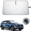 BIBIBO Compatibile con Kia Sportage NQ5 2022-2025 2026 protezione solare, protezione dai raggi UV, parabrezza anteriore, parasole auto, tessuto antipiega, interno parasole, parabrezza Sportage NQ5