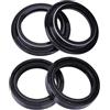 CYPMDW Per Suzuki GS1100 RGV250 Per Katana RF GSXR GSX 600 750 VL1500 VS1400 Per Intruder SV SFV 650 Forcella Parapolvere Paraolio Accessori Moto(2pcs seal 2pcs cover)