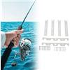 Porta Canna da Pesca 4 per TUBI Rack per Marine per Barca Kayak Yacht Uso Dock