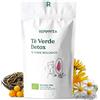 REPLANTEA Cuidamos tu Naturaleza DETOX TEA Tè Verde e Tarassaco Bio 100g (50 Tazze) | TE DRENANTE, Antiossidante e Depurativo con Tè Verde, Tarassaco e Frutto della Passione