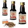 AlcoFermBrew 3 x Essenza Starza 18 Style 25ml - Senza Alcol - Fino A 2,25L - Con Chips Di Quercia Francese 20g Incluse