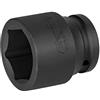 Jetech 3/4 Dr 36mm Impact Socket, metrica 3/4in Drive Impact Socket, Cr-Mo 3/4 Drive 36mm Standard Impact Socket con design a 6 punti