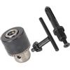 Generic Mandrino per Trapano con Chiave, Adattatore per Punta per Trapano a 3 Griffe in Acciaio C45 con Campo di Serraggio da 1,5 Mm a 13 Mm, per Utensili Elettrici per