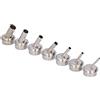 Tixiyu 861 Accessori per Stazioni Dissaldanti e Saldanti Kit Ugelli per Pistola Ad Aria Calda Durevoli 7 Pezzi Obliqui per Utensili Manuali