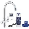 Grohe Blue Pure BauCurve 30581000 - Rubinetto Cucina Multifunzionale con Filtro a 5 Fasi, Taglia S