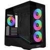 LIAN LI Case Lian Li VECTOR V100 MINI Micro-ATX Vetro Temperato Nero