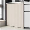 Generic Tende Personalizzate per armadi, Tende Corte da Cucina, Tende Antipolvere per armadi, scarpiere e mobili, con Guide autoadesive-Beige- W60cmxH80cm