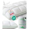 Welldora Cuscino Premium 50x70 cm, 100% fibre di piumino e piume, medio