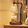 seenlast Lampada Scalda Candela, Lampada per candele con timer e dimmer, Lampade Candela Elettrica, Candle Warmer Lamp vintage per candele profumate in vetro, Casa, Camera da letto, Decorazione