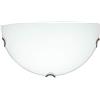 L+ Lampada da Parete per Interno E27 - Applique Plafoniera Rotondo Mezza luna - IP20 - Plafoniera di Design Moderno Bianco - Iluminazione Interno (32x16cm)