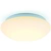 Velamp PTLED12W Plafoniera LED Tonda 30cm IP20 12W, 4000K