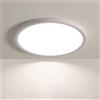 JDONG 36W LED Plafoniera piatta Ultra Slim Plafoniera rotonda, 4000K Ø40cm, Lampada da soffitto piatta bianca
