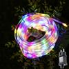 MOLVCE Catena luminosa per esterni ed interni con spina, 20 m 200 LED, tubo luminoso, 8 modalità, impermeabile, con timer, funzione di memorizzazione per Natale, feste, matrimoni, Multicolore