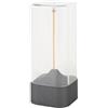 Greensen Luce a Filamento Magnetico, Lampada da Scrivania LED Senza Filo Ricaricabile con Controllo Touch e Regolazione dell'Intensità, Anello per Appendere per Camera da Letto Ufficio (GREY)