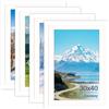 Zouway 4 cornice 30 x 40, cornici 30x40, colore nero per foto, immagini, poster (Bianco, 30 x 40)
