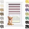 MARDOM HOME MARDOM Tende a Rullo per Finestre Senza Forare Erica 85 x 140 cm - Tenda a Rullo Duo Giorno e Notte, Tenda a Rullo Senza Forare Klemmfix